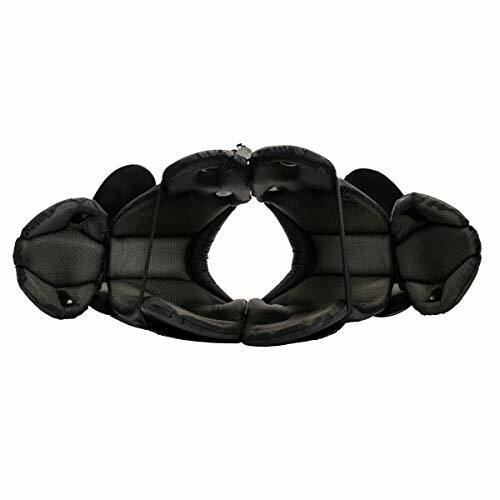 Black padded helmet liner with adjustable straps