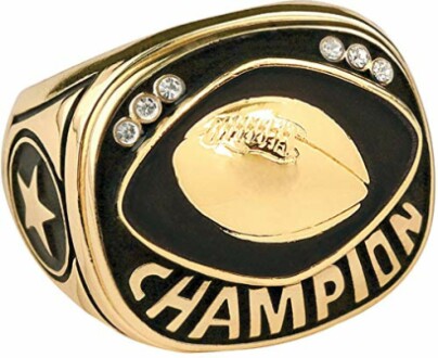 Express Medals Champion Football Trophy Ring