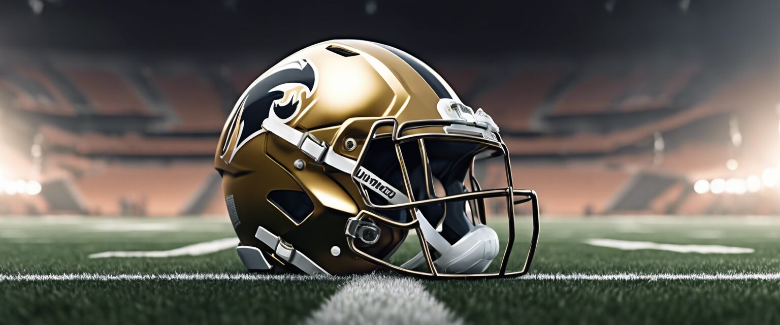 College Football Helmet