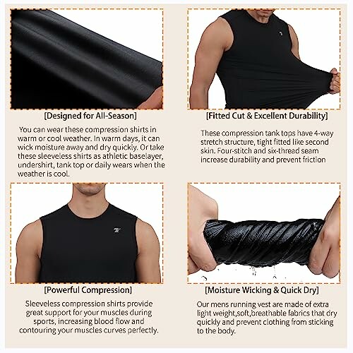 Features of compression shirts with moisture-wicking, durability, and powerful compression.
